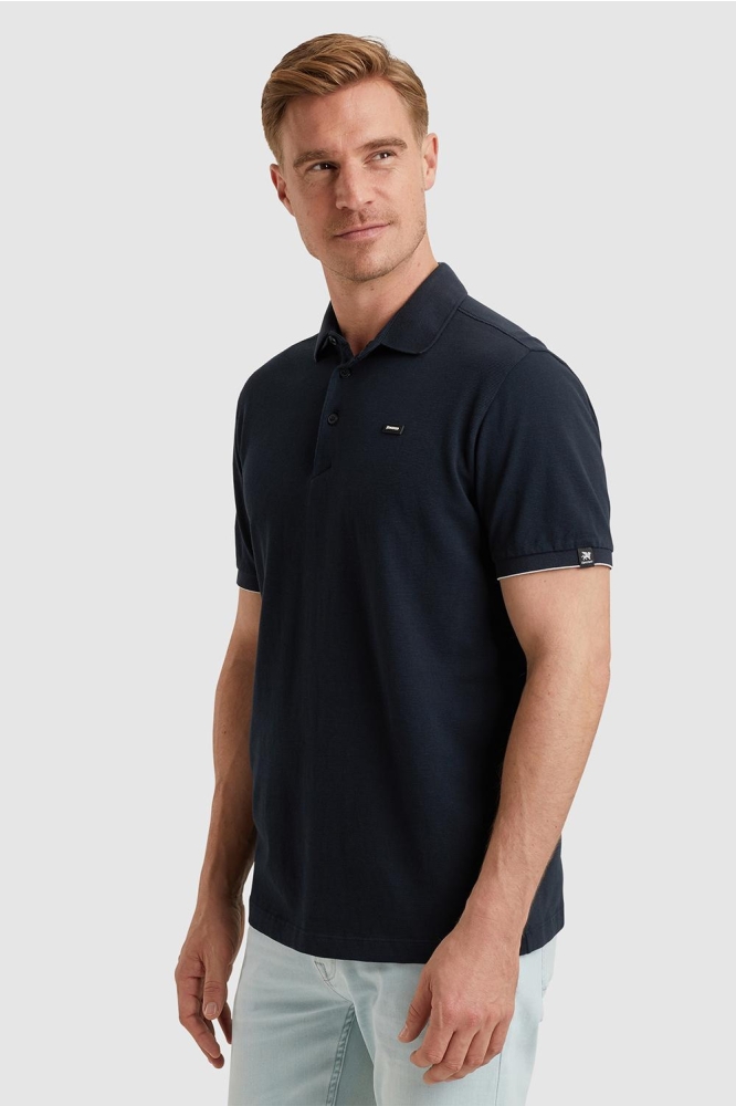 POLO MET WAFELSTRUCTUUR VPSS2503822 5281
